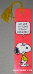 Snoopy with hand over eyes Bookmark