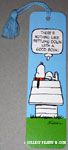 Snoopy sleeping on book Bookmark