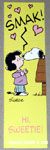 Snoopy kissing Lucy Bookmark