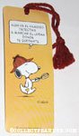 Snoopy detective Spanish Bookmark