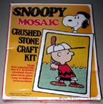 Charlie Brown at Bat Mosaic Crushed Stone Craft Kit