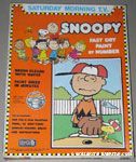 Saturday Morning TV Snoopy Paint by Number - Charlie Brown & Woodstock on pitcher's mound