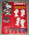 Snoopy Paint by Number Christmas Ornaments with Glitter Glaze