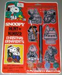 Snoopy Paint by Number Christmas Ornaments