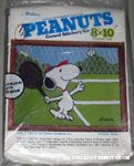 Snoopy playing tennis Crewel Stitchery Kit