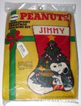 Snoopy & Woodstock with Christmas Tree Stocking Kit