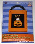 Snoopy & Woodstocks in Pumpkin Felt Treat Sack