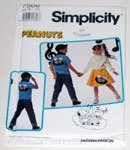 Snoopy and Belle 1950's shirt and poodle skirt kid's clothing pattern