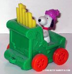 Snoopy playing piano car McDonald's Anniversary Toy