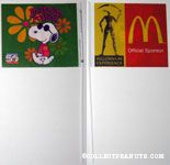 Snoopy 'Flower Power' and Millenium Experience Flag