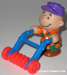 Farmer Charlie Brown with Tiller Toy