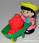 Farmer Lucy with Wheelbarrow & Apples Toy