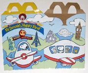 Snoopy World Tour Series 1 Happy Meal Box