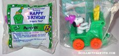 Snoopy playing piano car McDonald's Anniversary Toy