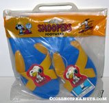 Snoopy hugging Woodstock Flip-flops