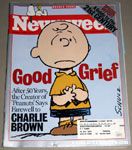 Newsweek January 1, 2000 'Good Grief After 50 Years, the Creator of Peanuts says Farewell to Charlie Brown'