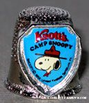 Knott's Camp Snoopy Souvenir Thimble