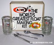 Peanuts 40th Anniversary A&W Rootbeer The World's Greatest Float Making Kit