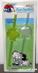 Snoopy and Woodstock Straws