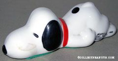 Snoopy laying on tummy Paperweight
