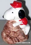 Snoopy climbing rock Paperweight