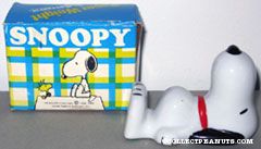 Snoopy laying on back Paperweight
