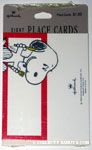 Snoopy holding fork & knife Place Cards