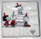 Peanuts Gang in party hats Napkins