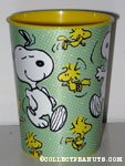 Snoopy & Woodstock dancing plastic party cup