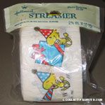 Woodstock with party supplies streamer