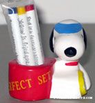 Snoopy tennis player 'Perfect Set' Pencil Holder