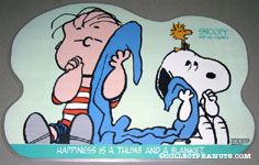 Snoopy and Linus with Blanket Placemat