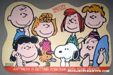 Happiness is getting together with your friends Placemat