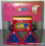 Snoopy sitting cassette player with speakers