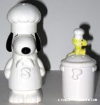 Chef Snoopy Salt & Pepper Shaker Set 