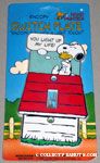 Snoopy hugging Woodstock on Doghouse Switch Plate