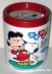 Snoopy kissing Lucy desktop Wastebasket