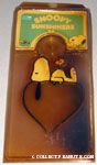 Snoopy laying on Heart Sun Catcher