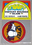 Snoopy sleeping in hearts 'Love' Instant Stained Glass