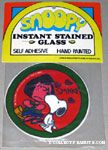 Snoopy kissing Peppermint Patty Instant Stained Glass