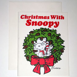 Click to view the Christmas with Snoopy Greeting Card Book