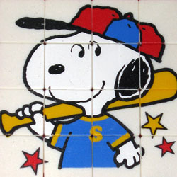 Click to view the Snoopy Baseball Slider Puzzle