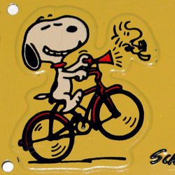 Click to view the Snoopy & Woodstock Bike License Plate