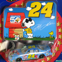 Click to view the Snoopy Dupont Jeff Gordon NASCAR stock car