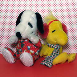 Click to view Snoopy & Woodstock Christmas Plushes