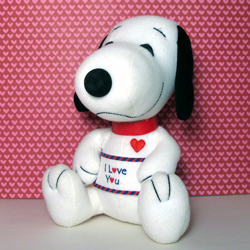 Click to view Snoopy 'I Love You' Plush