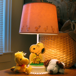 Click to view Snoopy & Woodstock Nursery Lamp