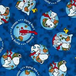 Snoopy Flying Ace Fabric