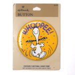 Snoopy dancing ‘Whoopee!’ Button