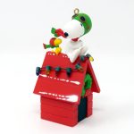 Snoopy Flying Ace & Woodstock on Doghouse Ornament